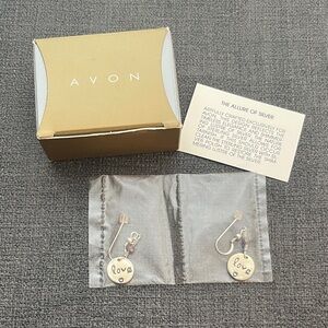 Avon Sterling silver dangle earrings.